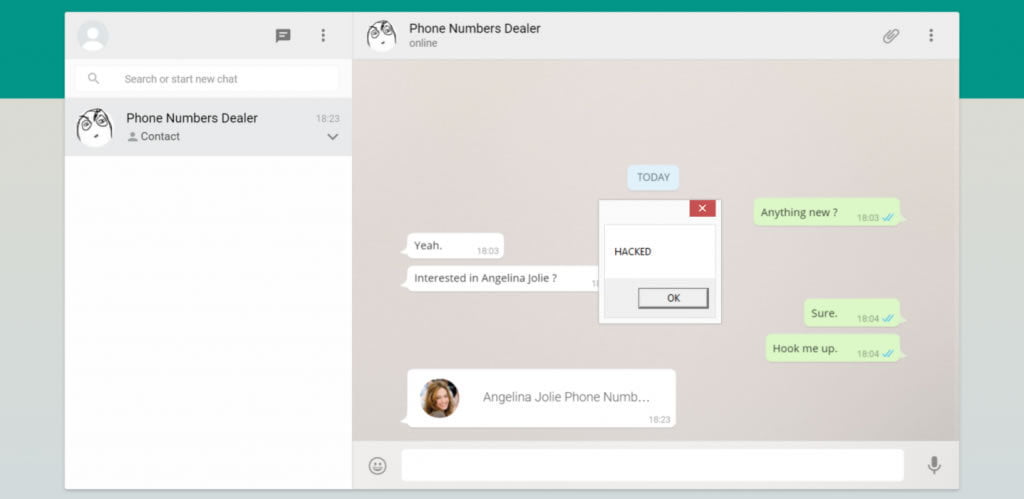 whatsapp MaliciousCard vulnerability