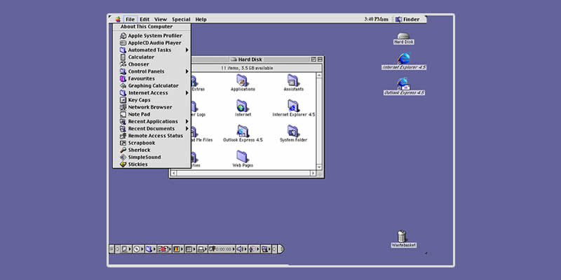 Access Classic Versions Of Windows and Mac OS In Your Browser