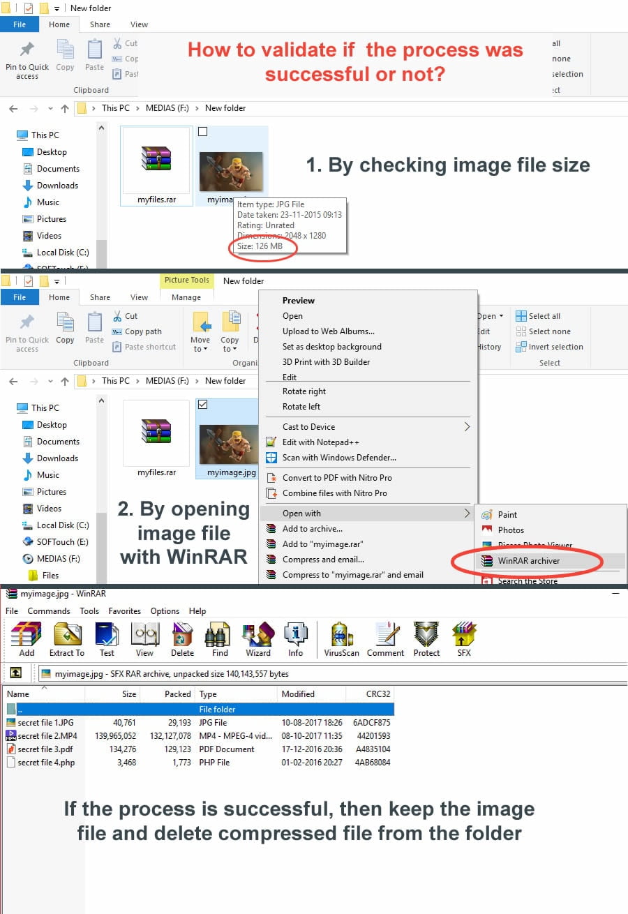 Hiding Files In An Image Using CMD