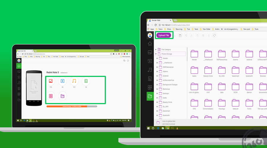 transfer files from phone to pc wireless without internet