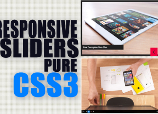 Two Responsive Pure CSS3 Image Slider For Your Website image slider