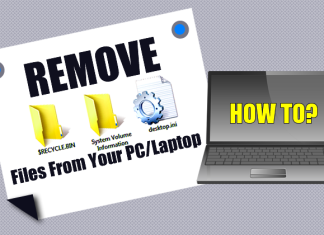 How To Remove $RECYCLE.BIN,System Volume Information and desktop.ini Files From Your PC/Laptop remove recycle bin-desktop.ini