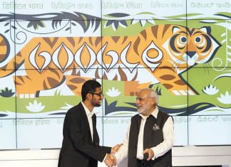 Google Announced A New Project To Provide High-Speed Public Wi-Fi In 400 Train Stations Across India modi-sundar