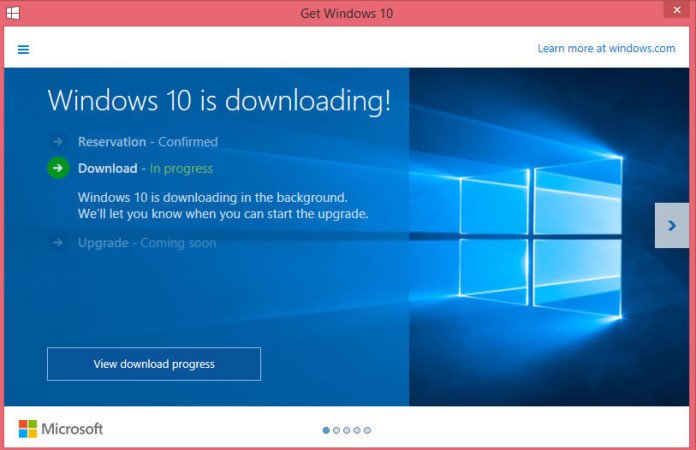 auto-downloading windows 10