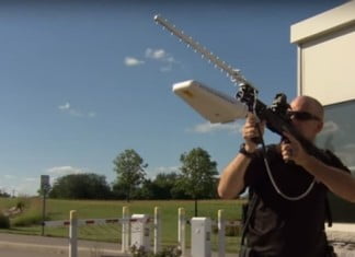 A Device To Turn Any Gun Into Anti-Drone Weapon That Shoots Down UAVs With Radio Waves Anti-Drone Weapon DroneDefender