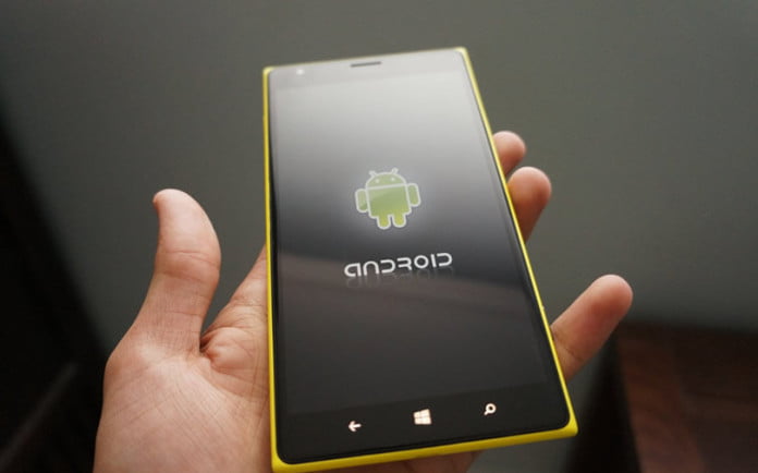 android to run on windows 10 mobile