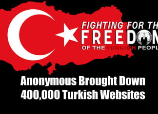 Anonymous Brought Down 400,000 Turkish Websites As Part Of War Against ISIS Anonymous Brought Down Turkish Websites