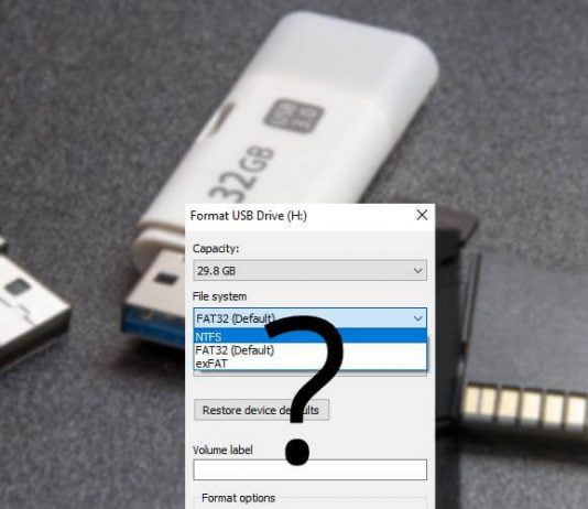 USB drive file systems - NTFS vs FAT32 vs exFAT USB drive file systems - NTFS vs FAT32 vs exFAT