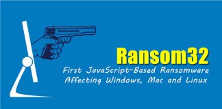Ransom32 is First JavaScript-Based Ransomware