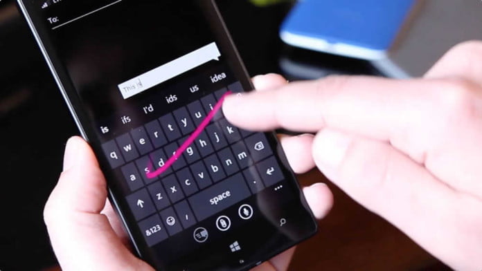 Windows Phone's Word Flow Keyboard to the iPhone