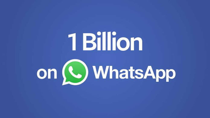 WhatsApp Has Over 1 Billion Monthly Active Users
