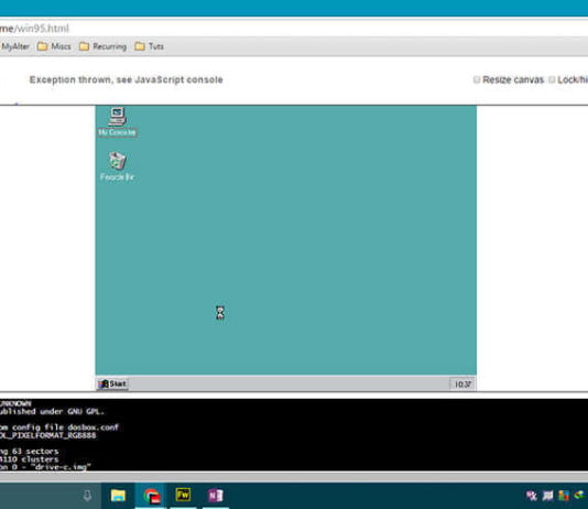 run Windows 95 in your browser run Windows 95 in your browser