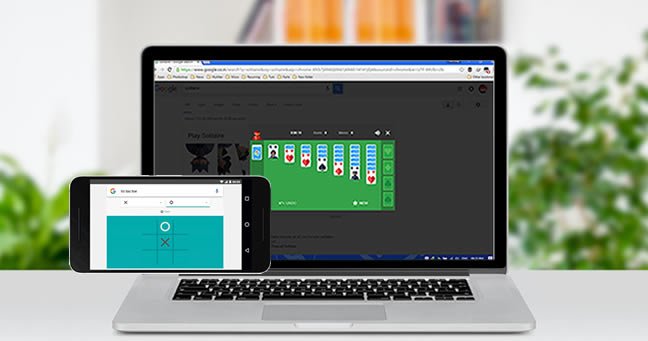 Google Search Now Lets You Play Solitaire or Tic-Tac-Toe