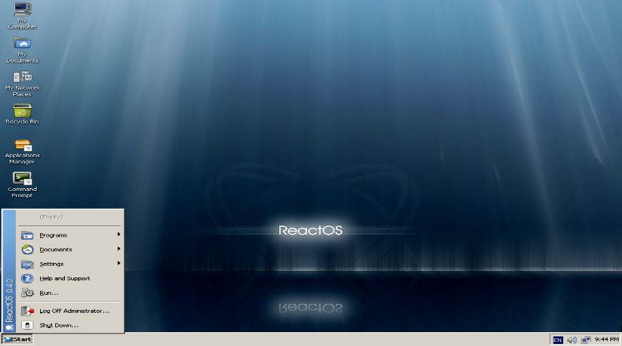 ReactOS - Lightweight Linux Distros