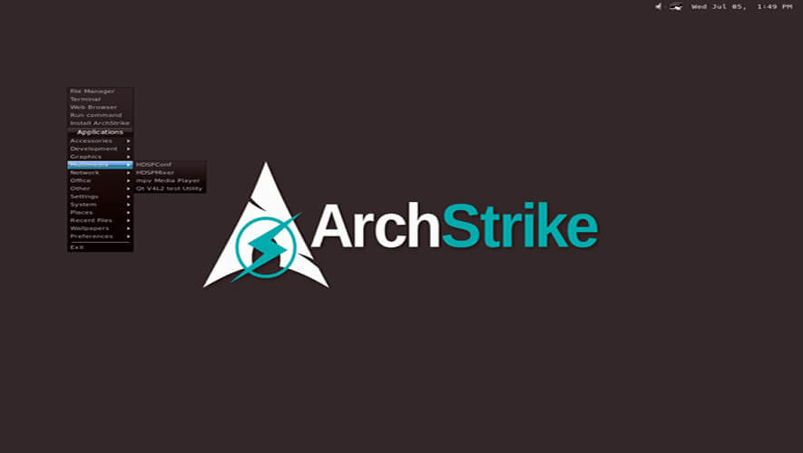 ArchStrike Linux - ethical hacking os