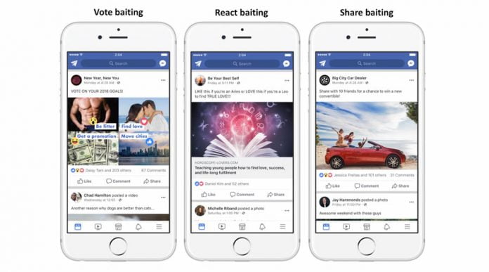 Facebook To Penalize Engagement Bait Posts