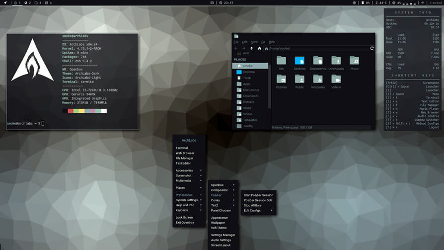 ArchLabs - Lightweight Linux Distributions