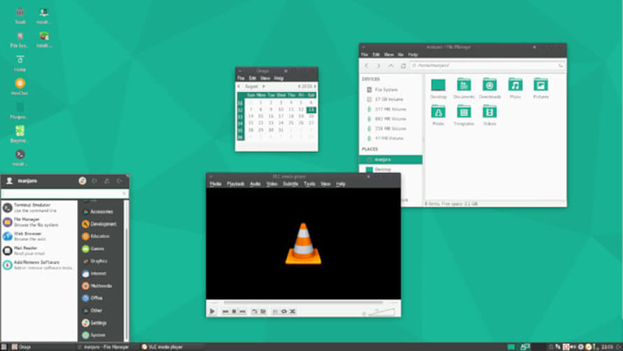 25 Best Lightweight Linux Distros To Reinvigorate Old Computers In 2022 Manjaro-Linux-XFCE-Edition-Lightweight-Linux-Distributions