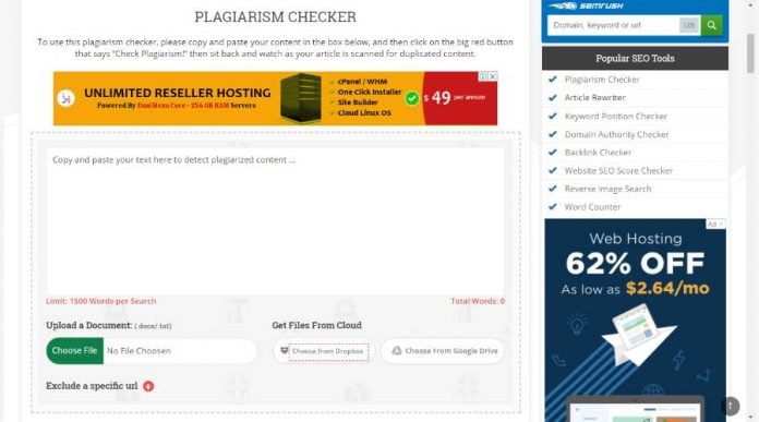 Online Plagiarism Checker