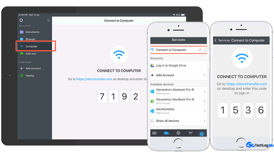wireless file transfer from PC to iPad and iPhone