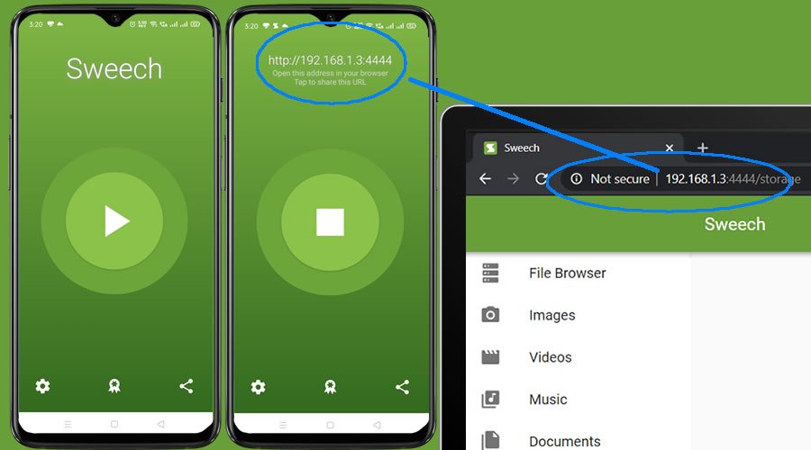 wifi pc to android file transfer