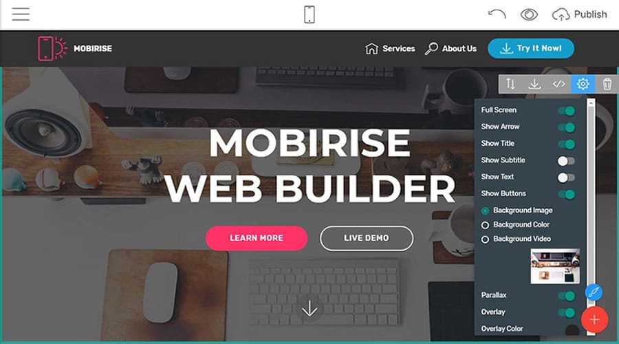 Mobirise Free Website Builder