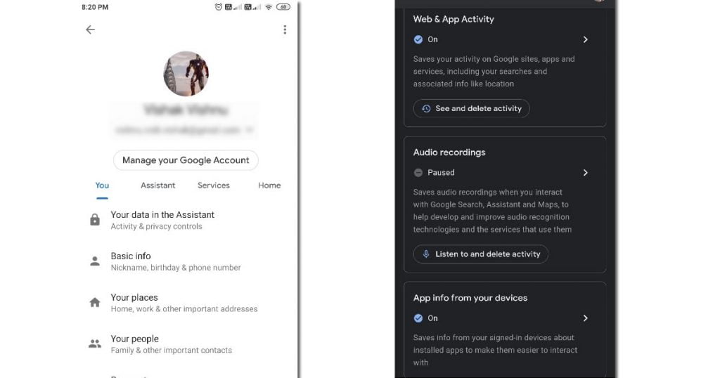Google Assistant settings to disable to protect your privacy