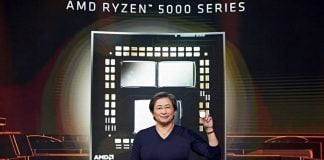 AMD boss Lisa Su introduces the Ryzen 5000