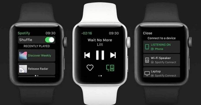 Spotify Can Stream On Apple Watch Without An iPhone