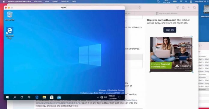 Install Windows 10 Or Linux On Mac With Apple M1