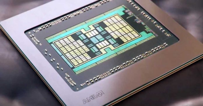 AMD chiplet design for GPU