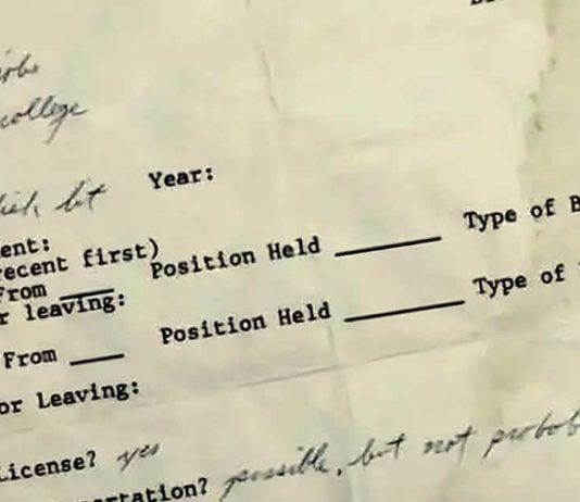 Handwritten Job Application By Steve Jobs Handwritten Job Application By Steve Jobs
