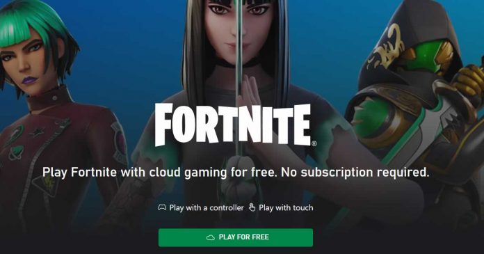 Play Fortnite For Free On iOS and Android With Xbox Cloud Gaming