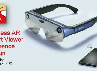 Qualcomm Showcases New Reference Design Wireless AR Smart Viewer Powered by Snapdragon XR2 Qualcomm Wireless AR Smart Viewer Snapdragon XR2
