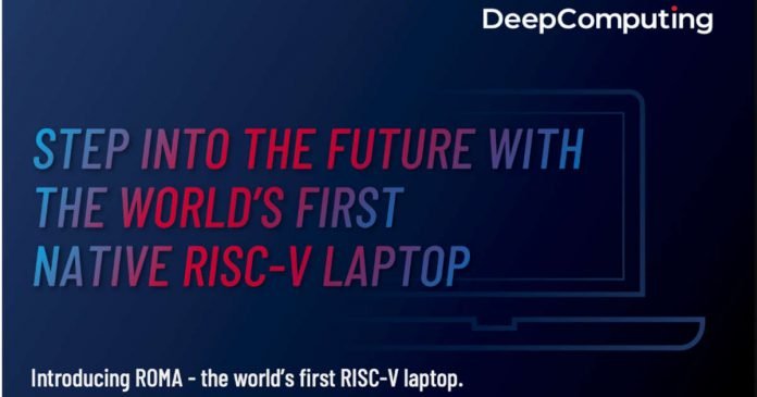 First Native RISC-V Laptop ROMA