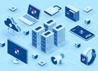 What is Database-as-a-Service? server room and devices