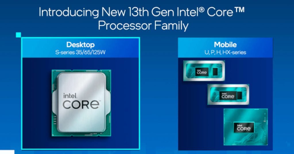 Intel 13th Generation Raptor Lake Processors