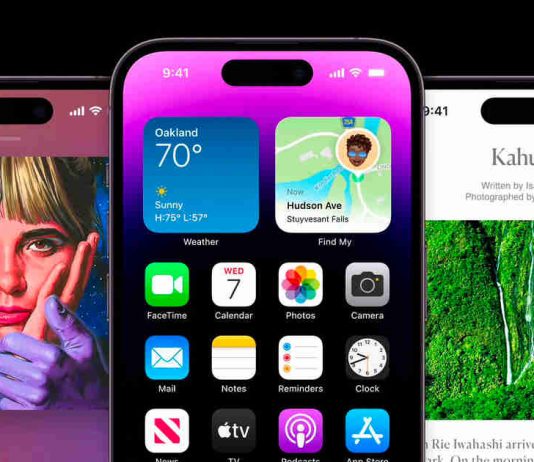 iPhone 14 Pro and iPhone 14 Pro Max Notch area iPhone 14 Pro and iPhone 14 Pro Max Notch area