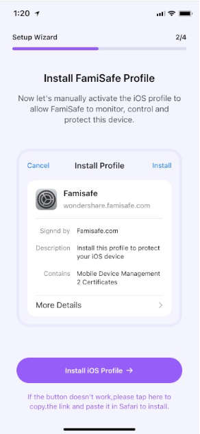FamiSafe app