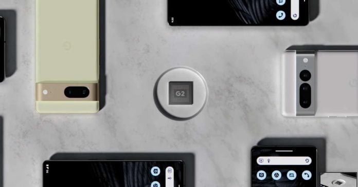 Google Tensor G2 in Pixel 7 devices