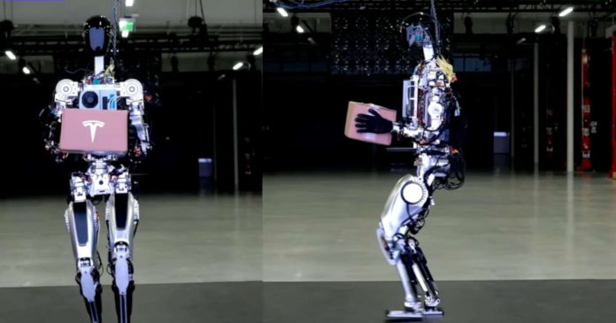 Working Prototype Of Optimus Humanoid Robot