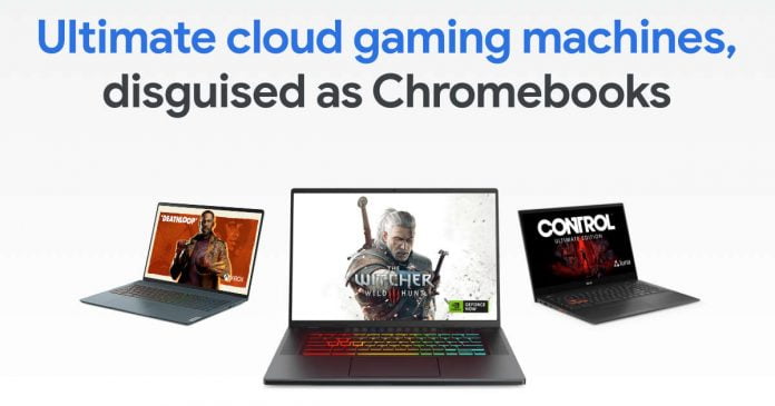 cloud gaming Chromebooks