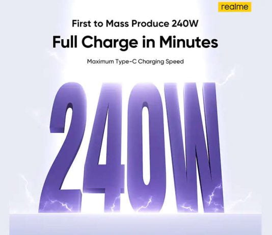 Realme 240W Fast Charging Technology Realme 240W Fast Charging Technology
