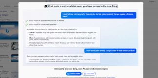 ChatGPT powered Bing