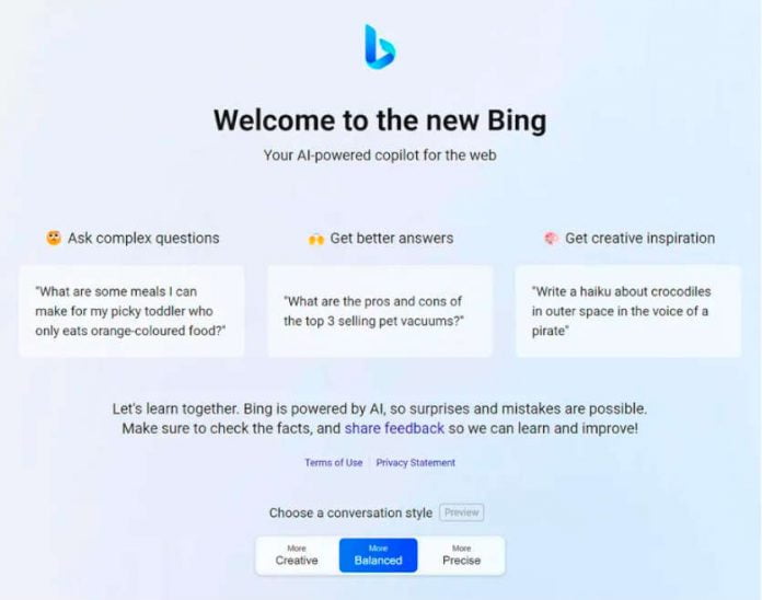 Bing ChatGPT Gets New Search Profiles