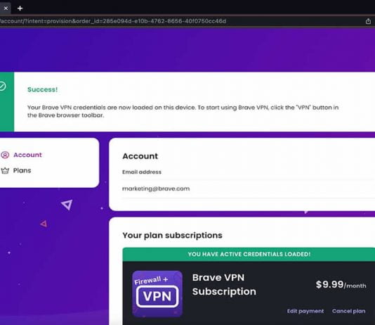Brave Adds Firewall and VPN Brave Adds Firewall and VPN