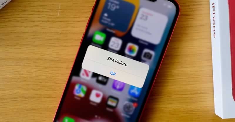 What Does Sim Failure Mean Iphone 13 Pro Max