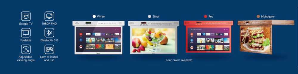 Smart Under Cabinet TV for Kitchen