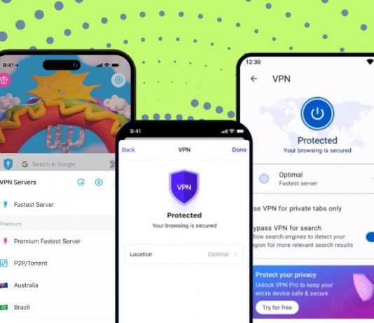 Mobile browsers with built-in VPN Mobile browsers with built-in VPN